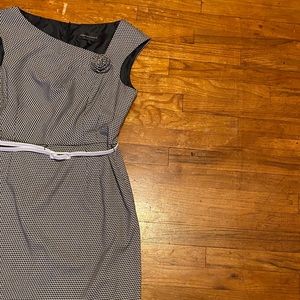 Checkered black and white Dress